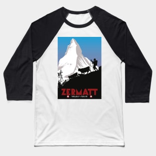 Zermatt,Valais,Suisse Baseball T-Shirt